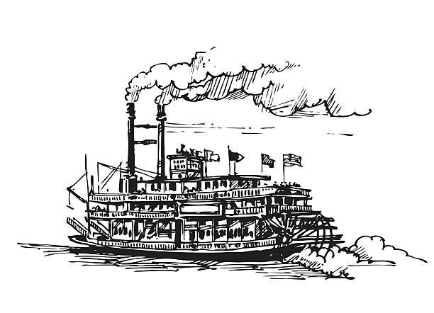 On se déplace en bateau.