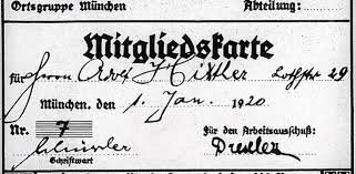 La afiliación de Hitler al DAP