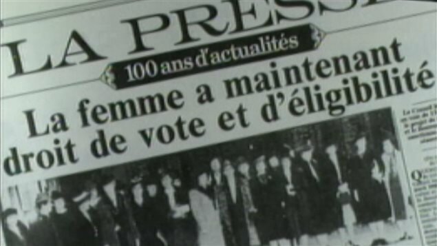Droit de vote des femmes au fédéral