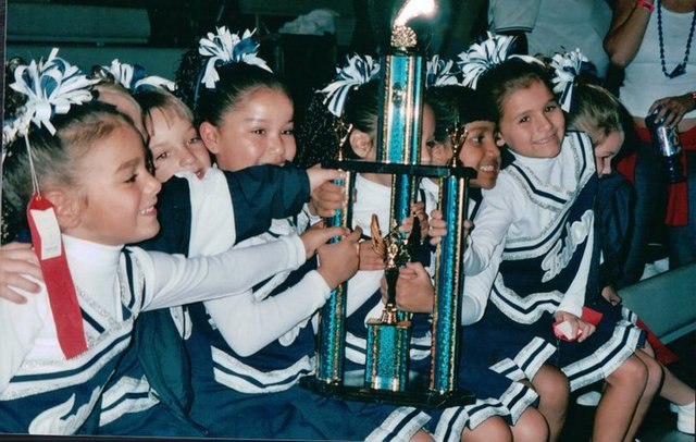 First cheerleading competiton.