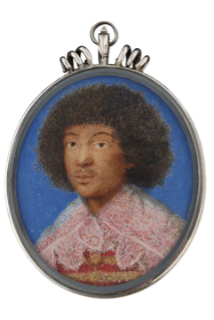 Miniature Portrait of Ethiopian, Zaga Christ.