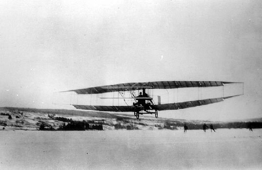 First powered aircraft flies