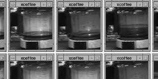 El primer sitio web, y la webcam