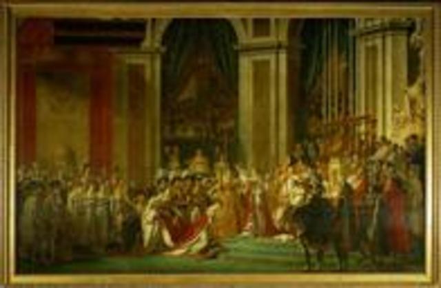 Napoleon consecreated as emperor
