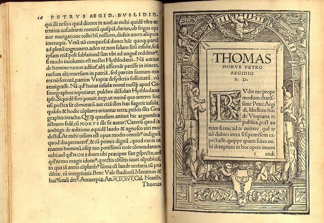 De optimo reipublicae statu deque nova insolta Utopía