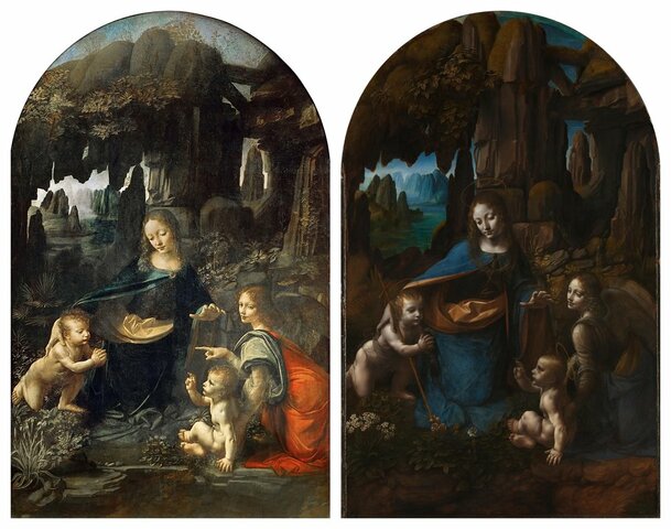 LA VERGINE DELLE ROCCE