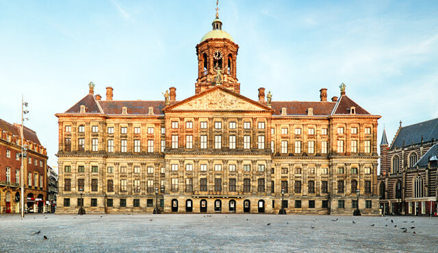 Construccion del Palacio Real de Ámsterdam