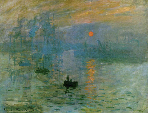 Impresión: sol naciente