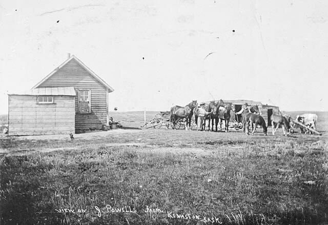 The provinces of Alberta and Saskatchewan are created