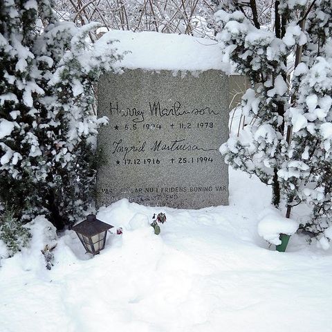 Harry Martinson dog den