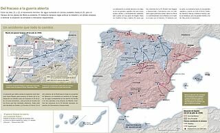 El golpe de Estado y la division de España
