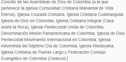 El CDPI-1. El Presidente Ernesto Samper Pizano, en uso de sus facultades legales, se reunió en diciembre 2 de 1997 con varios representantes oficiales de algunas CF no católicas