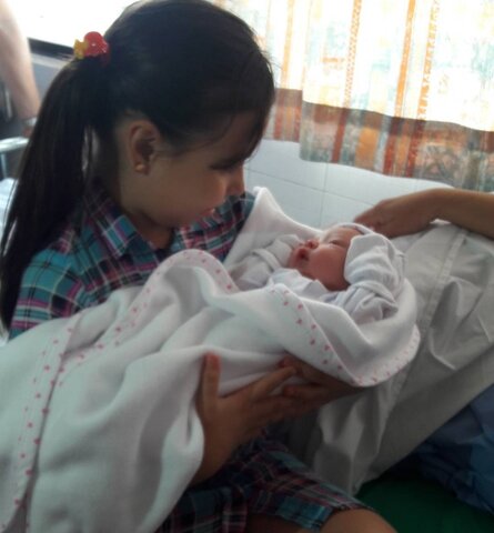 My sister's birth
