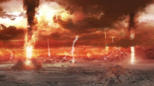 Formación de la atmosfera e hidrosfera primitiva