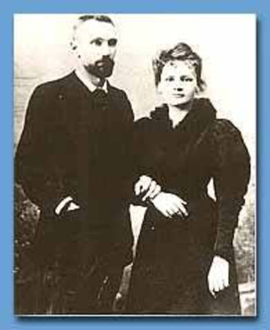 Marie & Pierre Curie.