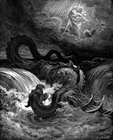 Destrucción del Leviatán (Gustave Dore)