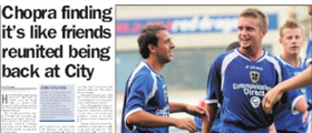 Chopra returns to Cardiff City on loan