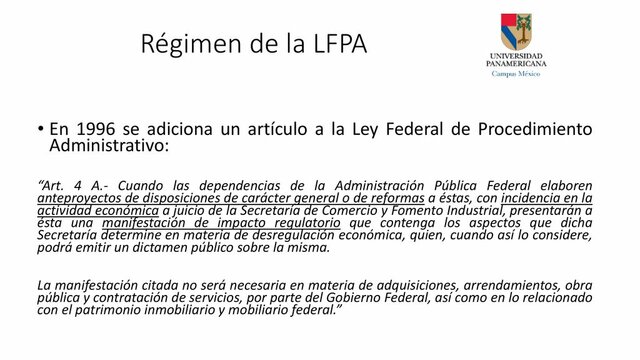 1996 Reforma a la Ley Federal de Procedimiento Administrativo