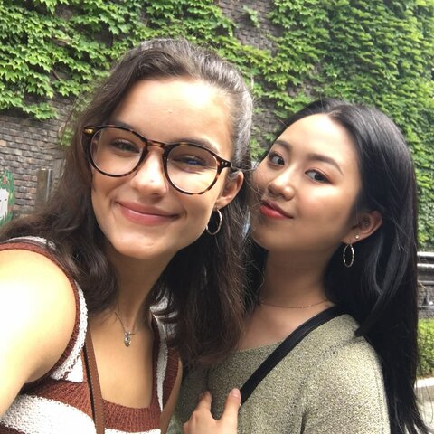 My best friend Amy came to Pennsylvania !