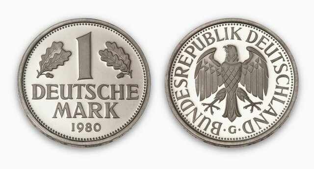 Deutschland benutzt die Deutschmark