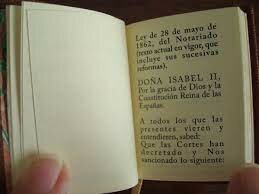 LEY ESPAÑOLA DE 1862