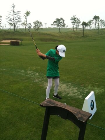 I start to play golf, and I did it for about four years