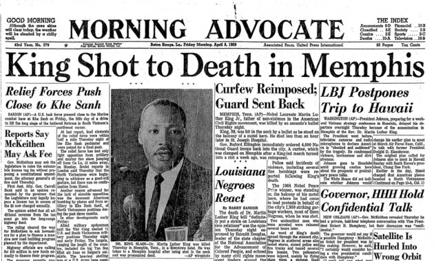 MLK was assassinated in Memphis