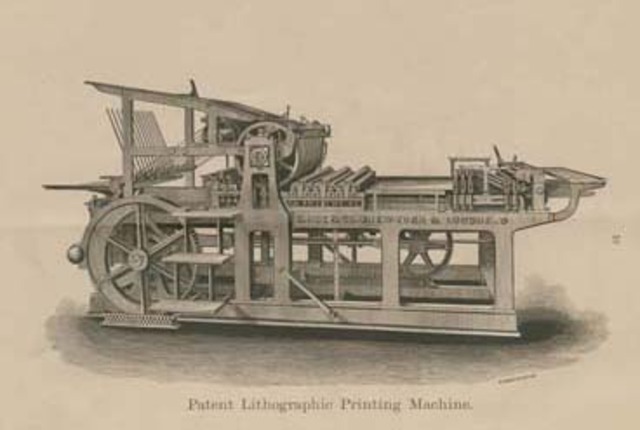 Steam Press for Lithography