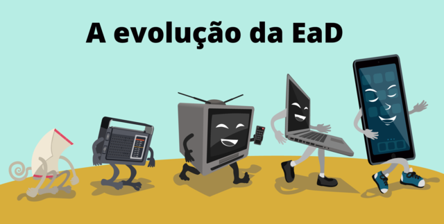 A evolução da EAD no Brasil.
