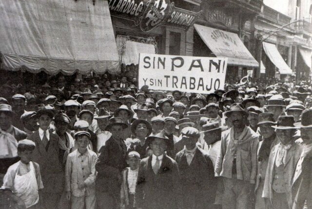 -Implantación jornada laboral 8 horas por la manifestación de La Canadiense