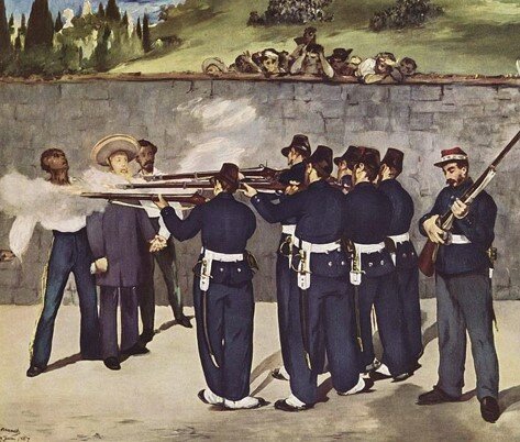 La ejecución del emperador Maximiliano de Habsburgo en México