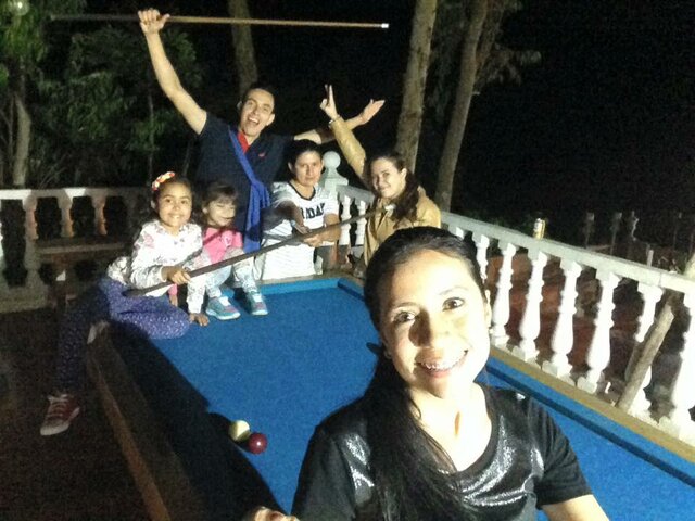 Table of the saints with friends