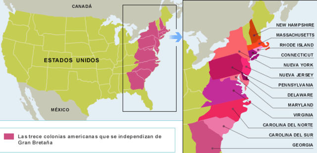 Las trece colonias