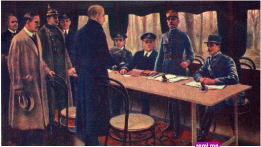 Armistice ending WWI