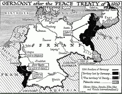 Treaty of Versailles and the results for Germany