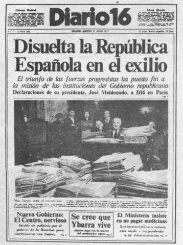 Disolución de la Segunda República Española en el exilio