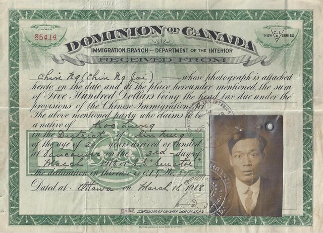 Chinese Immigration Act of 1923