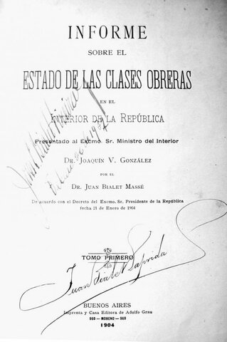 Propuesta de Ley Nacional del Trabajo - J.V. González