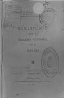 Reglamento para las Escuelas Normales