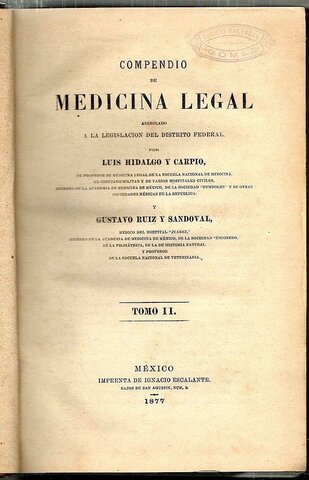 Compendio de Medicina Legal