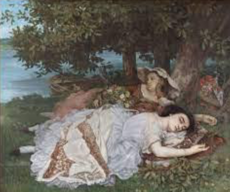 Señoritas al borde del Sena