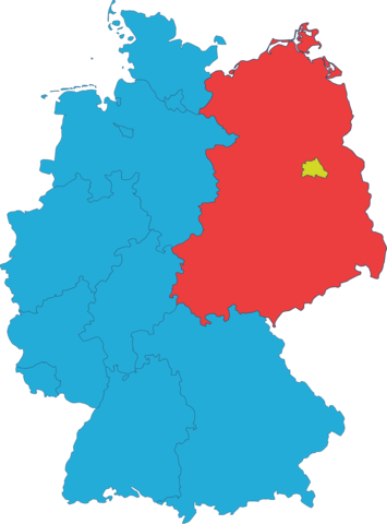 Berlin wurde aufgeteilt