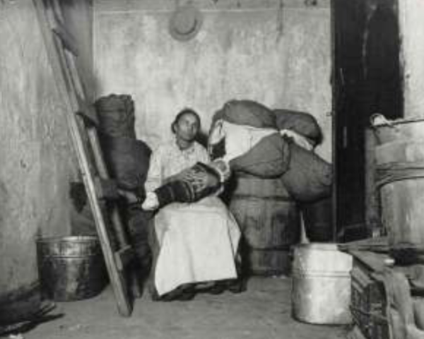 Casa de una ropavejera italiana