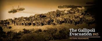 ANZAC Garrison begun to be evacuated at night