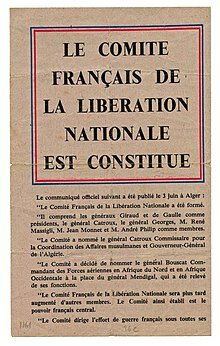 La libération nationale