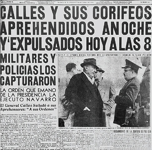 Termino del Maximato