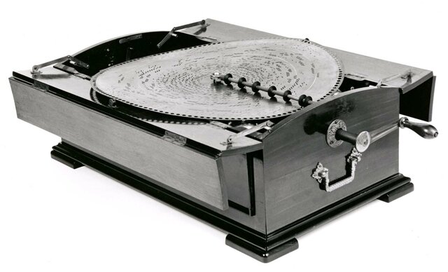 The production of the first music boxes