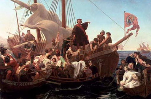 Christopher Columbus makes his first voyage and discovers America.
