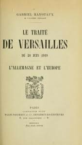 Le Traité de Versailles