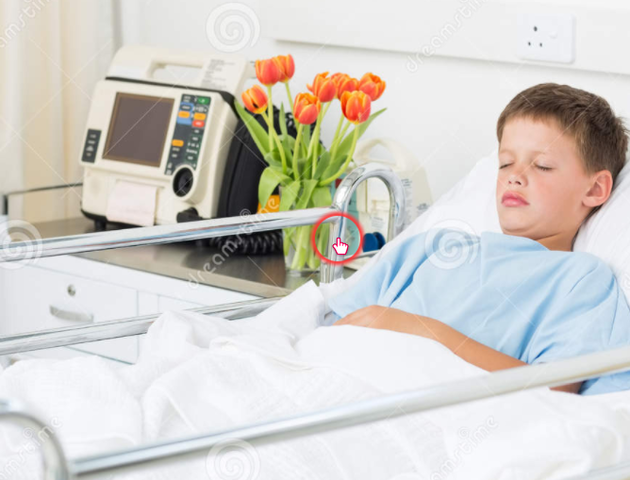 peter dies at the hospital